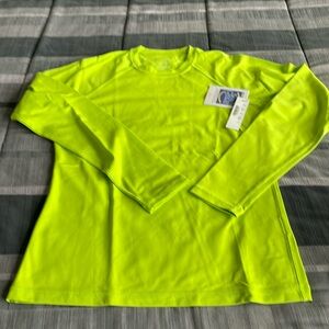 J Crew Sun Shirt in Neon Yellow Green size Small